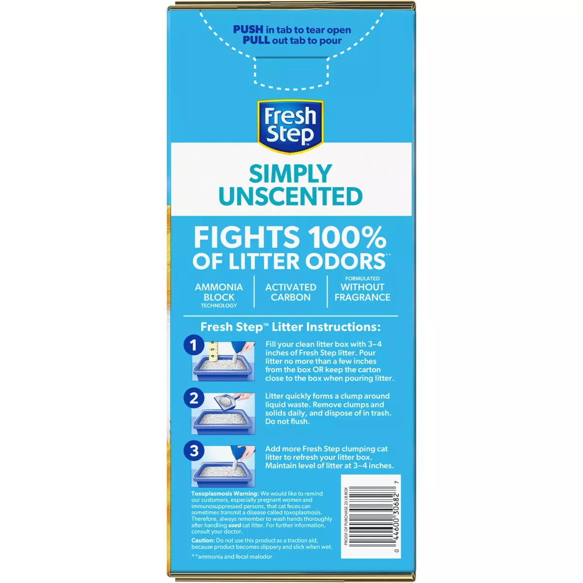 Simply Unscented Litter - Clumping Cat Litter - 25Lbs