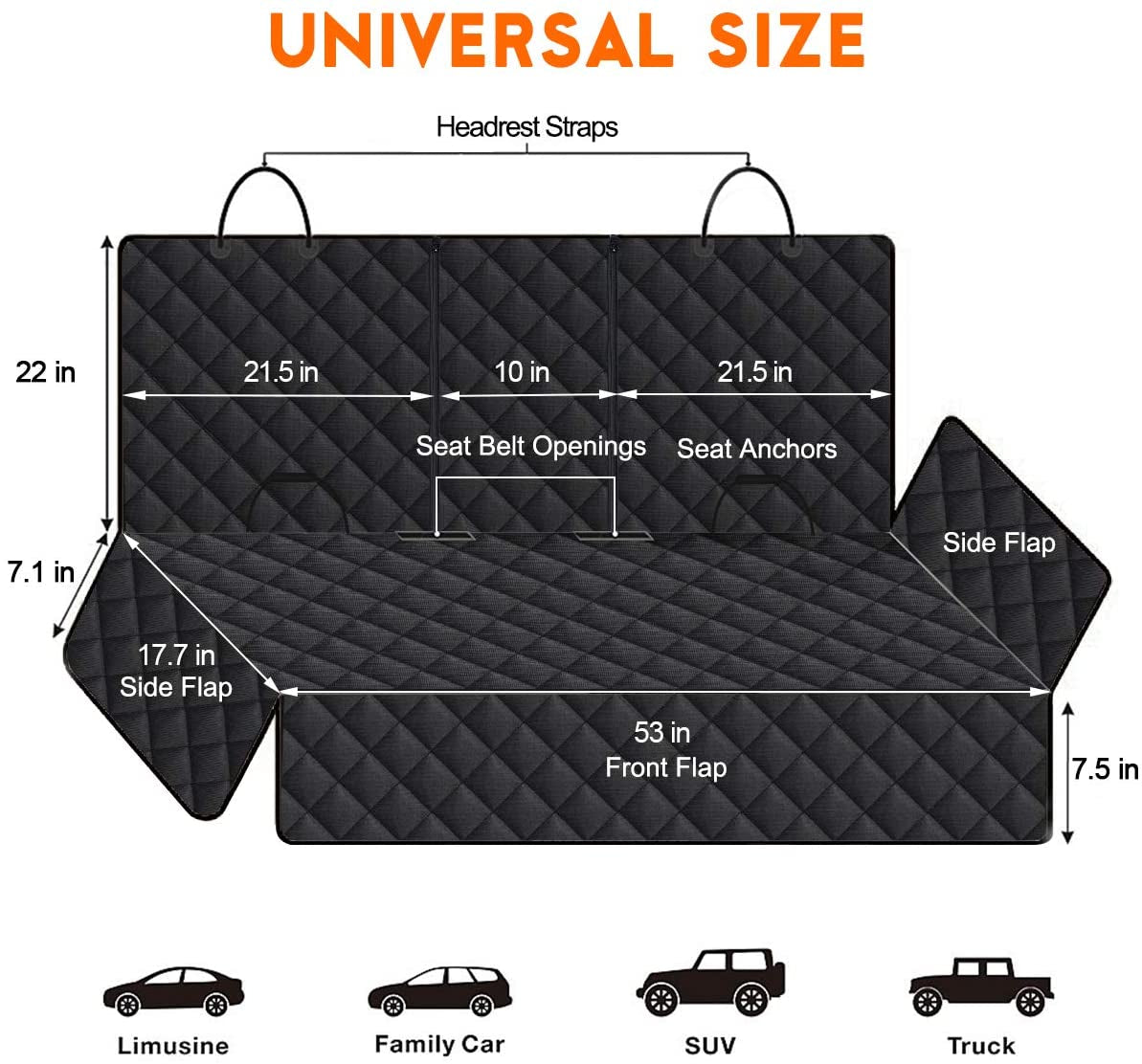Premium Waterproof Dog Seat Cover