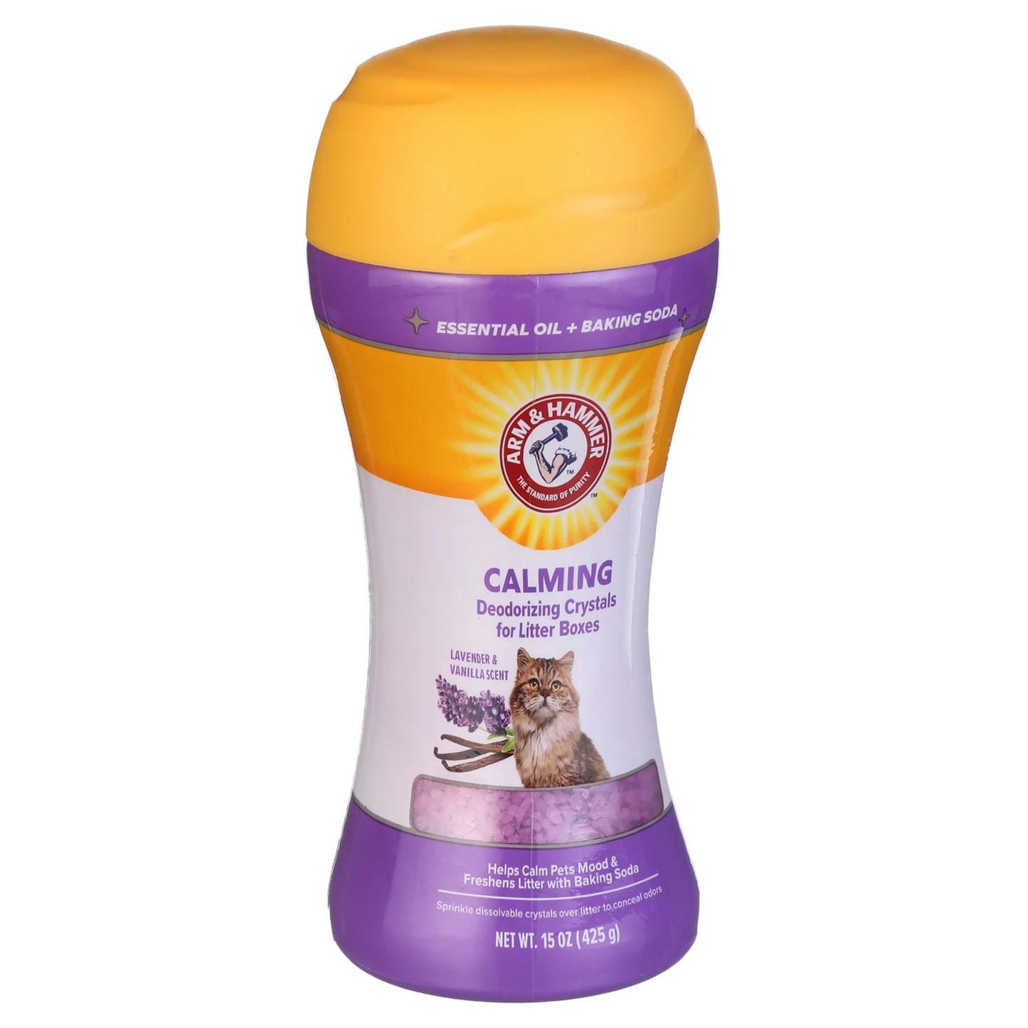Cat Litter Deodorizing Crystals, Lavender & Vanilla Scent 15 Oz (2 Pack)