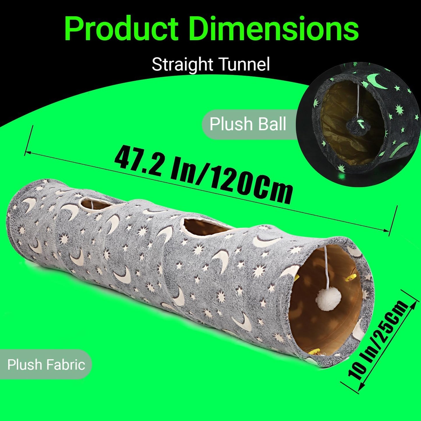 Cat Tunnel With LED