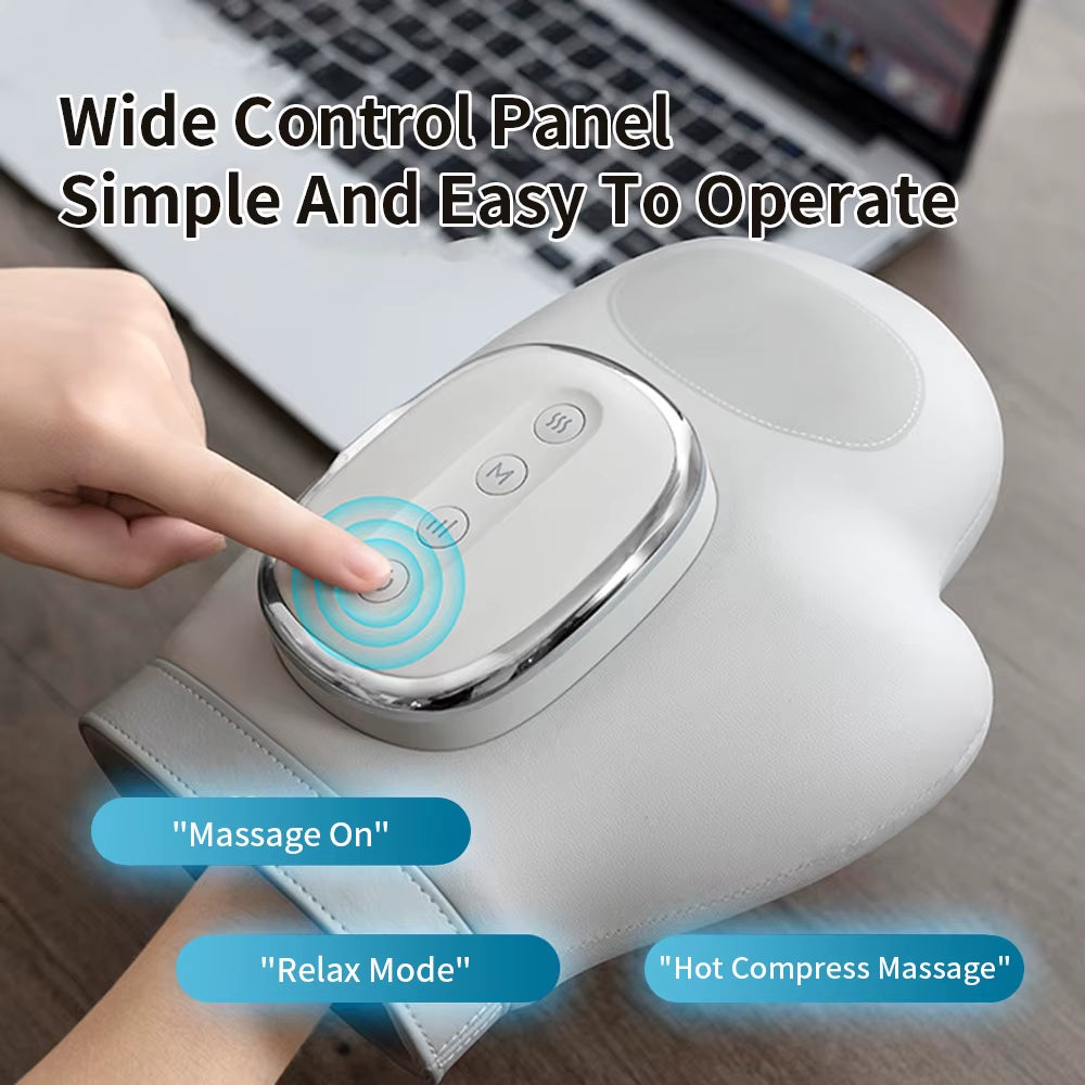 Hand Massager with Heat Compression Therapy, Pain Relief Glove