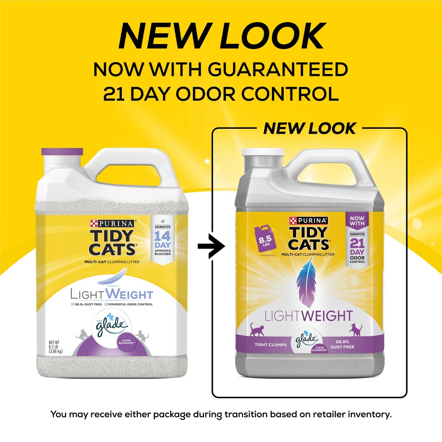 Lightweight Clumping Cat Litter, Low Dust, 24/7 Odor Control, 8.5 Lb. Jug
