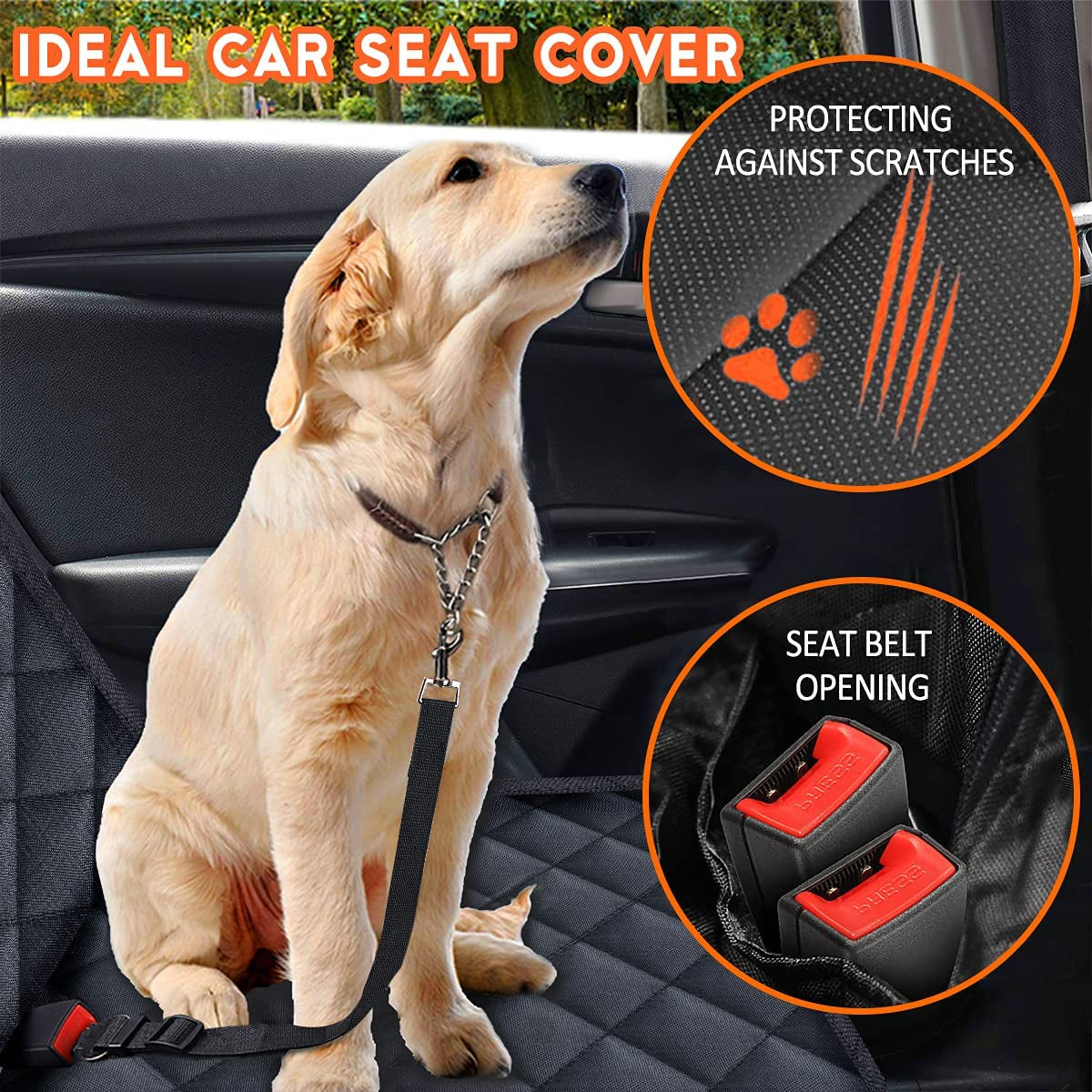 Premium Waterproof Dog Seat Cover
