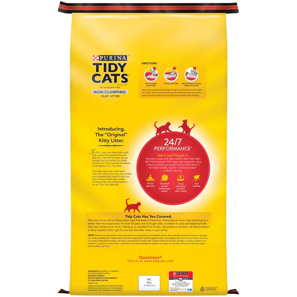 Non-Clumping Cat Litter-Low Dust