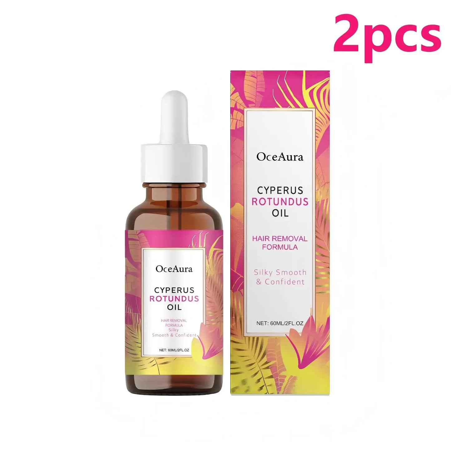 Oceaura Cyperus Rotundus Oil for Hair Removal Soft Smooth Skin