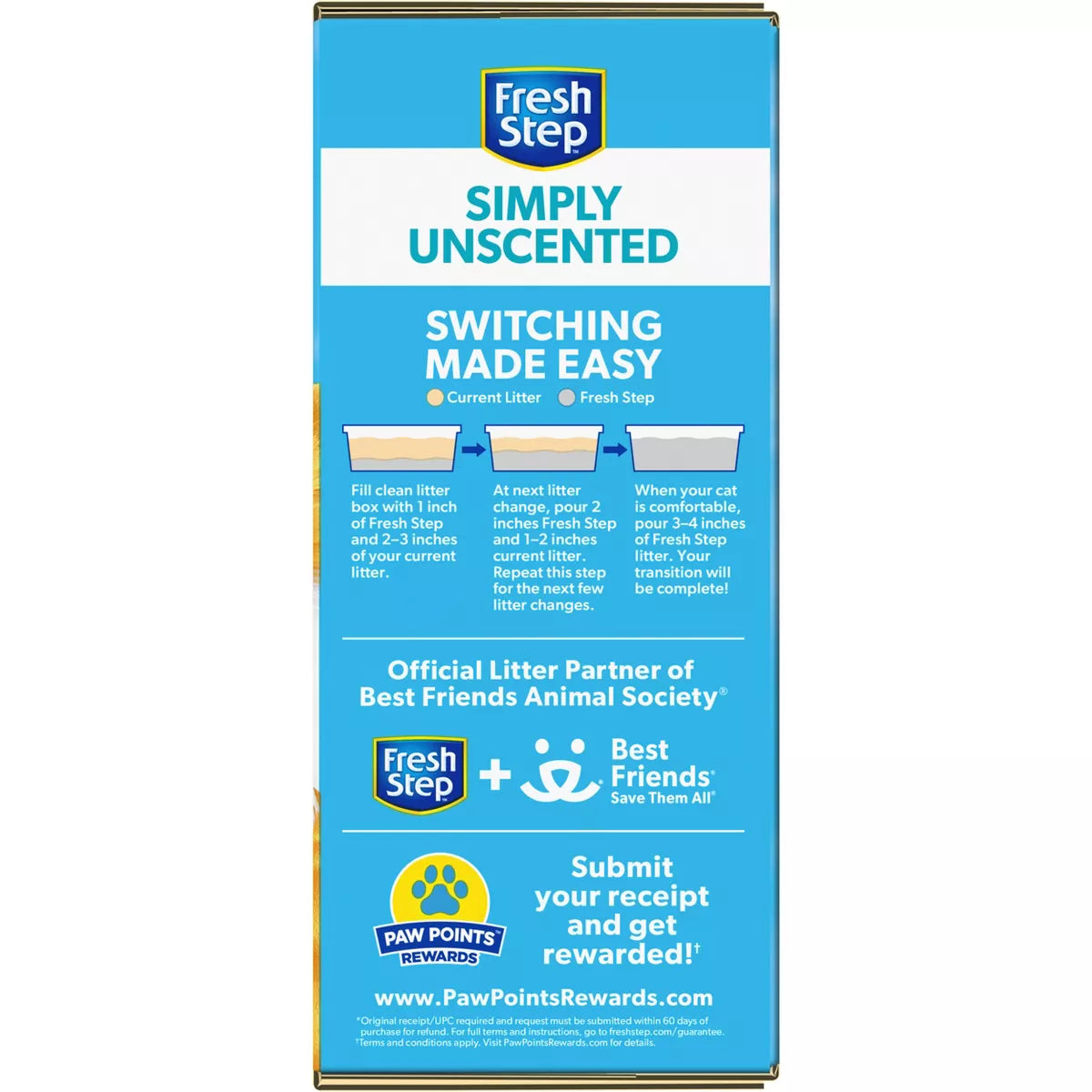 Simply Unscented Litter - Clumping Cat Litter - 25Lbs