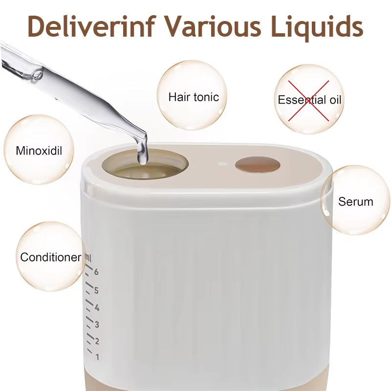 Scalp Massager - Red Light Therapy Vibration Massage Liquid - anti Hair Loss