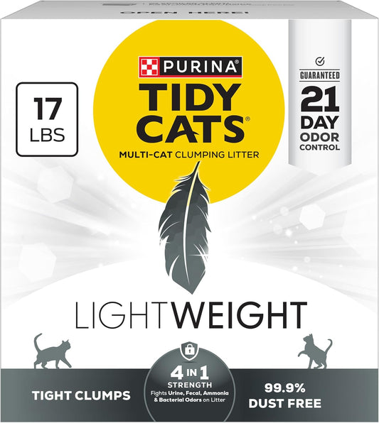Multi Cat, Clumping Cat Litter, Lightweight 4-In-1 Strength