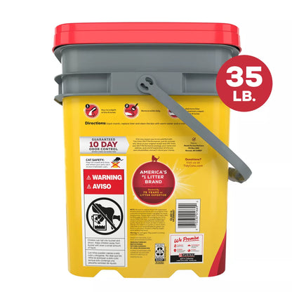 24/7 Performance Clumping Scoop Cat & Kitty Litter for Multiple Cats - 35Lbs
