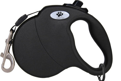 16 Ft Retractable Dog Leash for Large Dogs up to 110 Lbs,Tangle-Free Nylon Tape,Black L