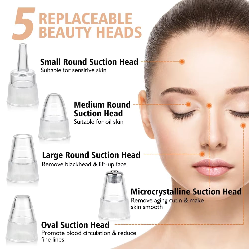 Blackhead Remover Vacuum Pore Adsorber Face Cleaner