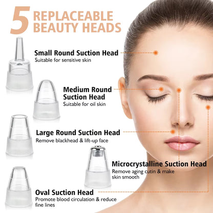 Blackhead Remover Vacuum Pore Adsorber Face Cleaner