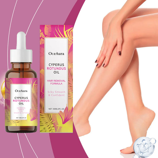 Oceaura Cyperus Rotundus Oil for Hair Removal Soft Smooth Skin