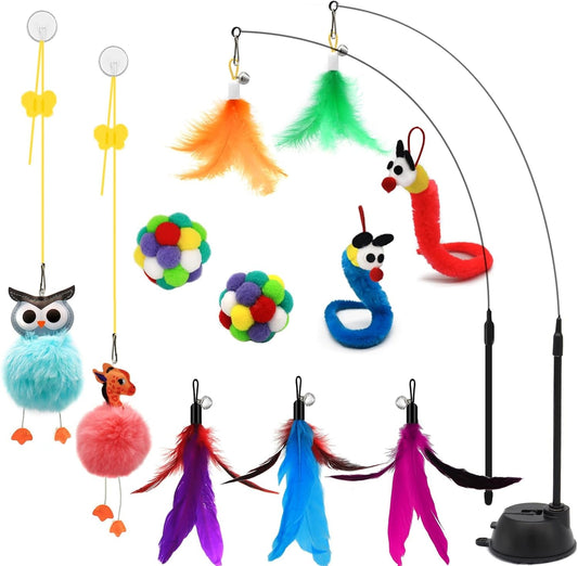 4-In-1 Interactive Cat Toys Set